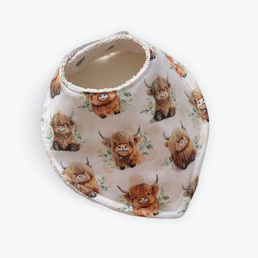 Baby Highland Cow Bib